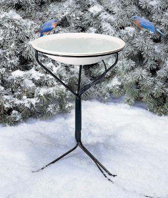 API Heated Birdbath Heated Bird Bath with Stand