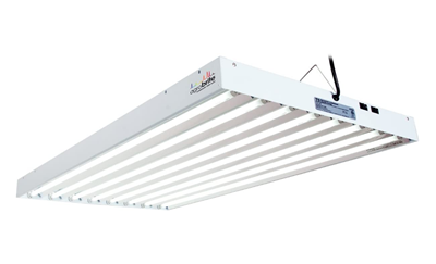 Hydrofarm Agrobrite FLT48 T5 Fluorescent, 4 Foot, 8 Tube Grow Light System, 4-Feet, White