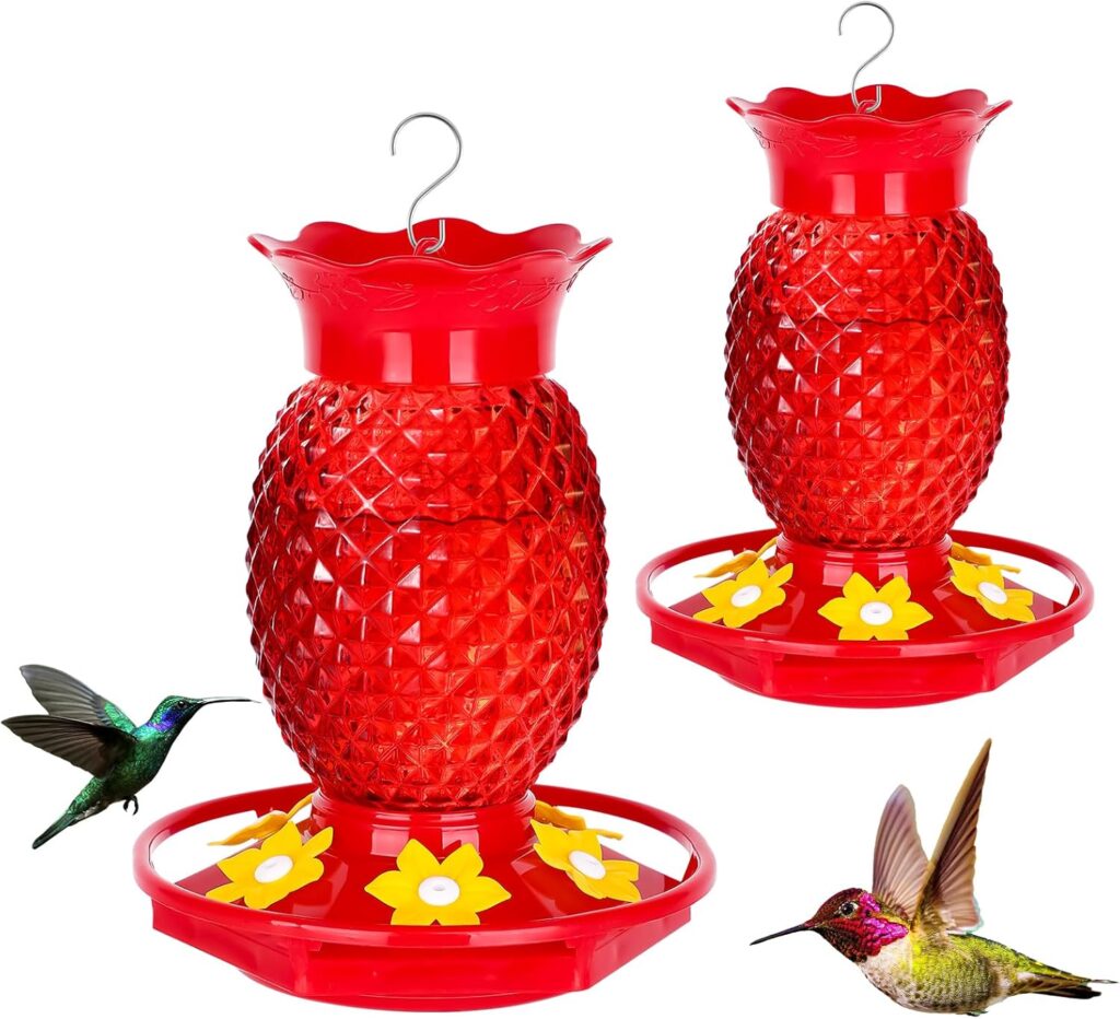 Fchstaer Hummingbird Feeders Outdoors — Pineapple Design