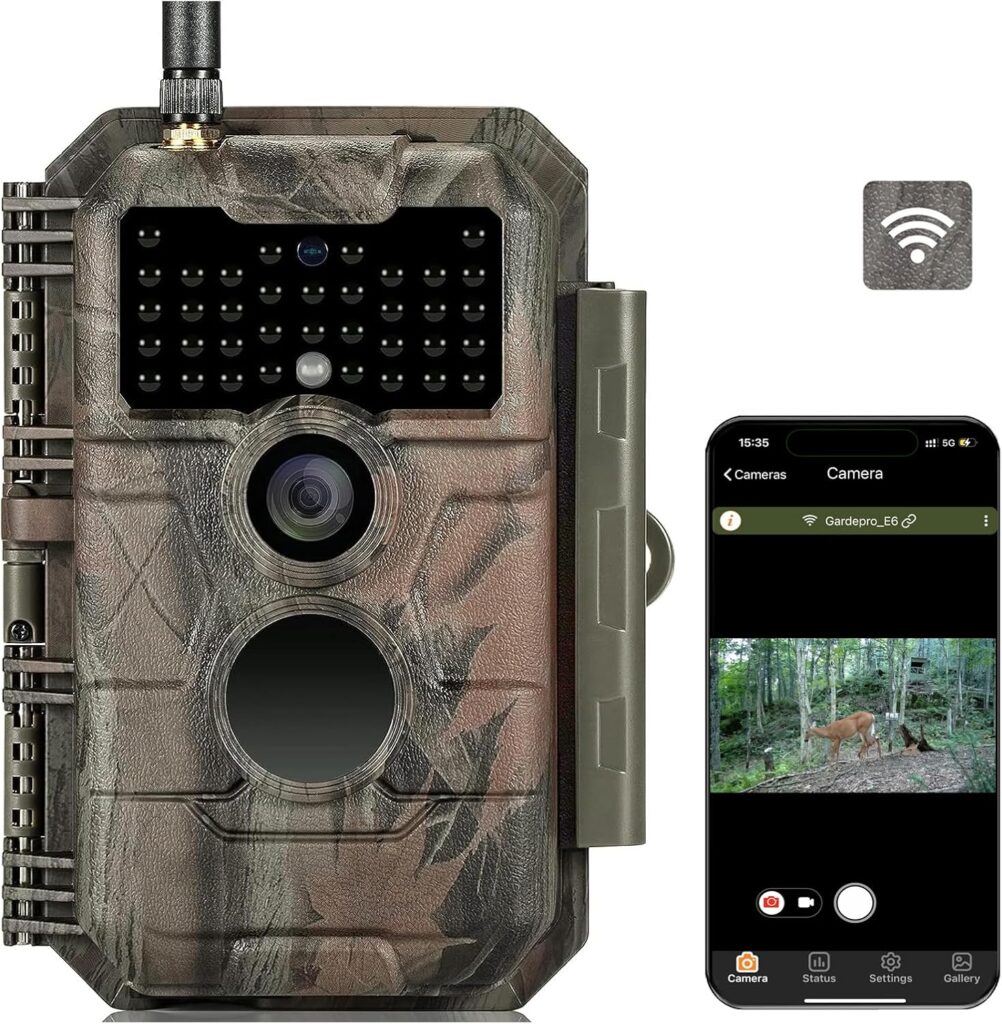 GardePro E6 Trail Camera WiFi 48MP